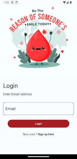 Android application Raktsarthi - Find Blood Donors screenshort