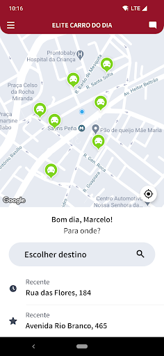 Android application Elite Carro do Dia screenshort