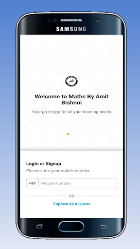 Android application Maths By Amit Bishnoi screenshort