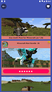 Zoo Craft Mod for Minecraft pe