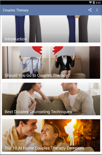 Android application COUPLES THERAPY screenshort