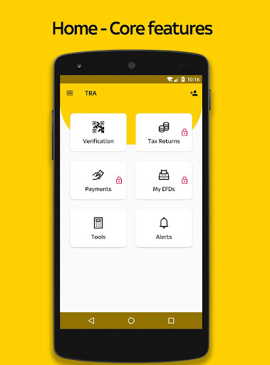 Android application TRA Official App screenshort