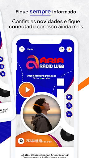 Ária Rádio Web Screen 3