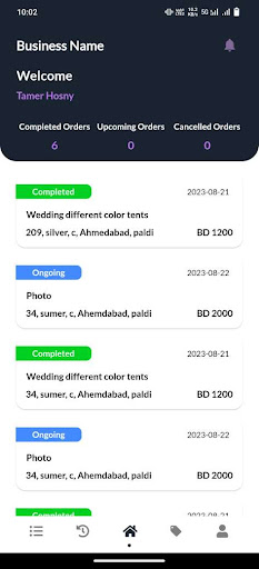 Provider Munasabat Screen 2
