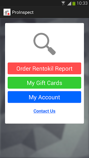 Android application ProInspect screenshort