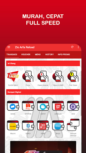 Android application Zio Arfa Tronik screenshort