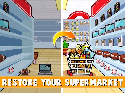 Idle Supermarket Empire Tycoon Screenshot