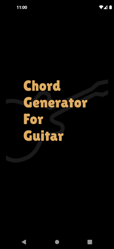 Android application Chord Generator for Guitar V2 screenshort