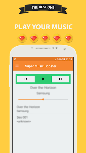 Super Music Booster: Player Screen 2