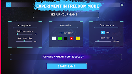 Ideology Rush - Political game - Simulation - games