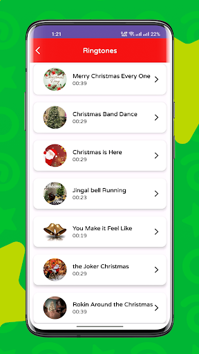 Santa Tracker and Ringtones Screen 2