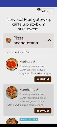 Android application Cug do pizzy screenshort