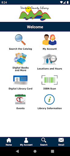 Android application MyVCLibrary screenshort