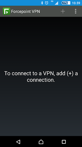 Android application Forcepoint SSL VPN Client screenshort