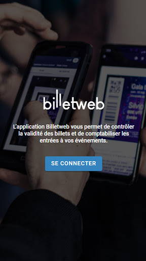 Android application Billetweb screenshort