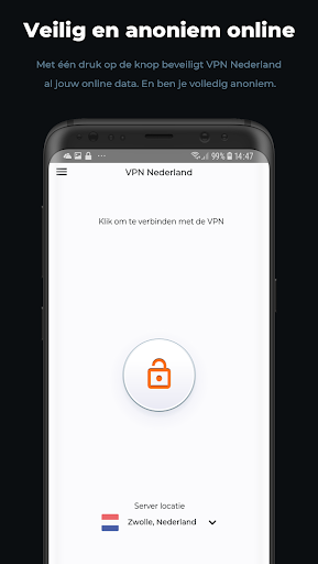 Android application VPN Nederland - Veilig Online screenshort