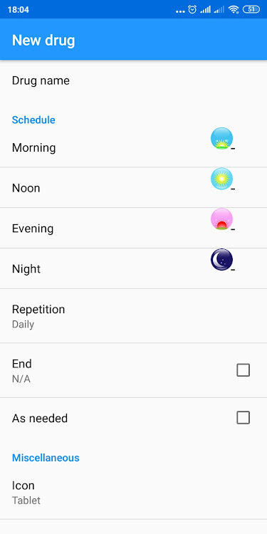 Pill & med reminder with alarm - 1.3 - (Android)