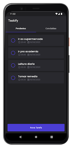 Android application Taskify screenshort