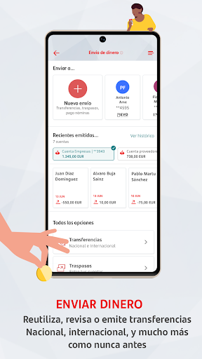Screenshot of Santander Empresas