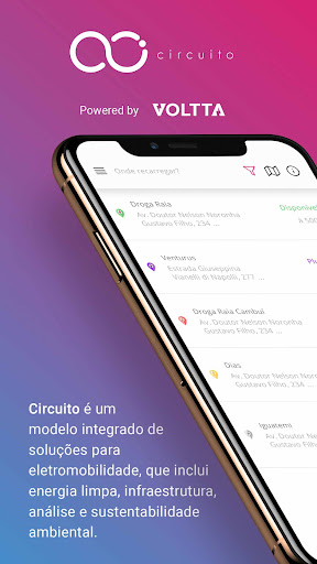 Android application Circuito Emobility screenshort