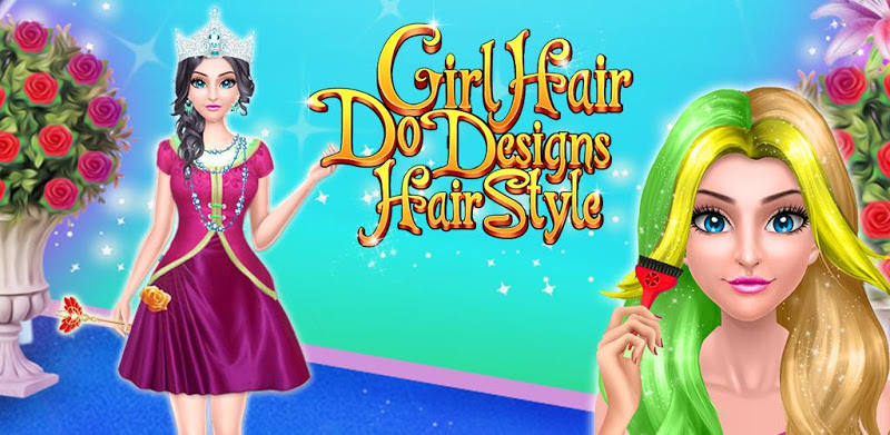 Girl Hair Do Design Salon Game