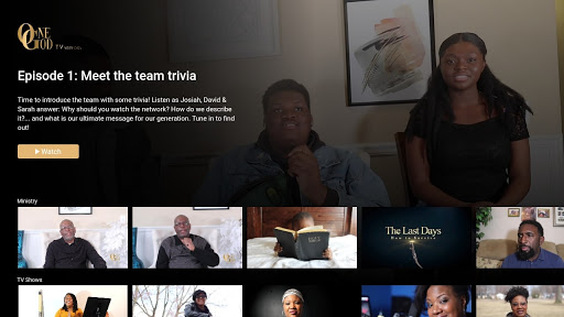 Android application One God TV Network screenshort