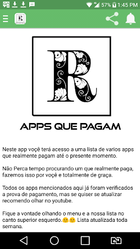 Android application Apps Que Pagam screenshort