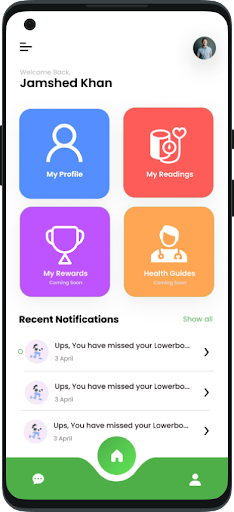 Android application 2C Health Care screenshort