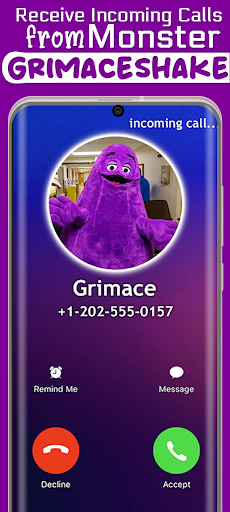 Ai Grimace Shake FakeCall Game