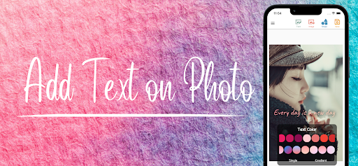 Add text on photo Screenshot 1 - AppWisp.com