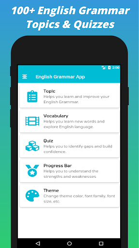 Android application English Grammar App screenshort