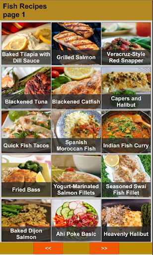 Android application 150 Fish Recipes Ideas screenshort