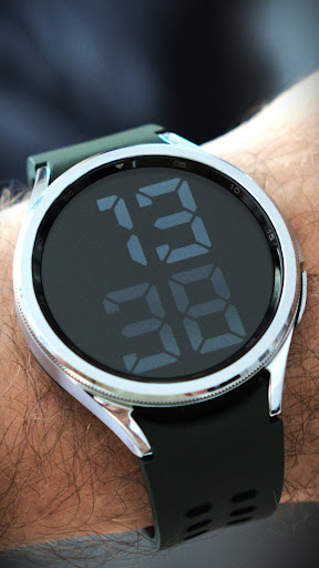 Big numbers watch face