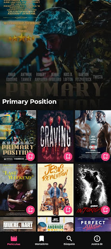 Android application JFlix Películas screenshort