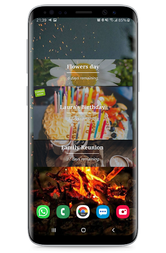 Day Counter Event Cards and Wid