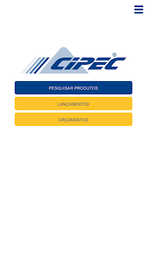 Android application Cipec - Catálogo screenshort