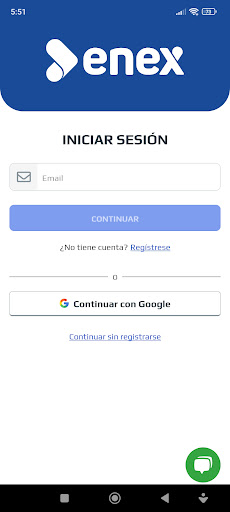 Android application Enex E-Pro screenshort