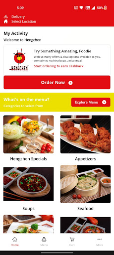 Android application Hengchen screenshort