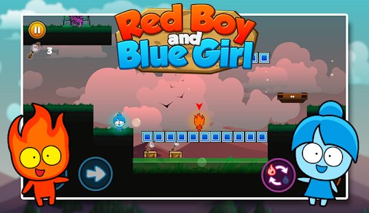 Red boy and Blue girl - Forest Temple Maze 2 3.1 APK + Мод (Unlimited money) за Android