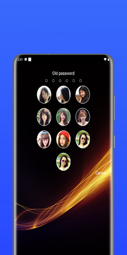 Android application Lock Screen Photo Keypad screenshort