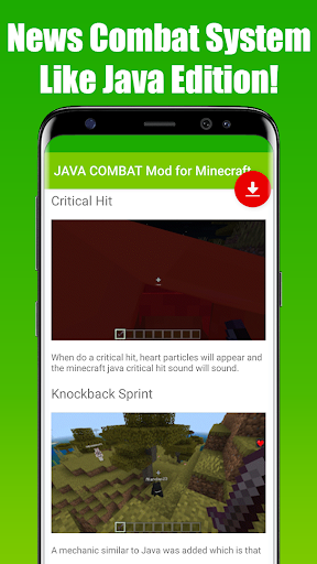 JAVA COMBAT Mod for Minecraft Screen 3