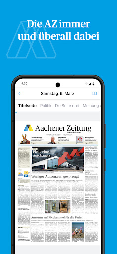 Android application Aachener Zeitung E-Paper screenshort