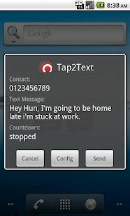 Tap2Text - SMS / TXT Shortcuts Screenshot