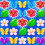 Butterfly Flower Free Match icon