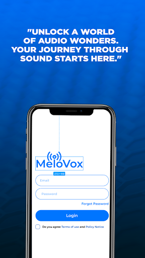 Android application Melovox screenshort