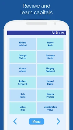 Game screenshot Capitals of the countries Quiz apk download