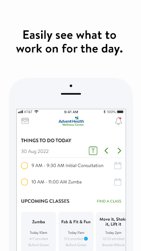 Screenshot of AHWC Wellness Center