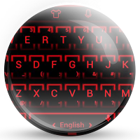 Keyboard Theme Neon 2 Red