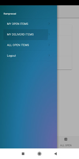 OSP Delivery Executive Screen 2