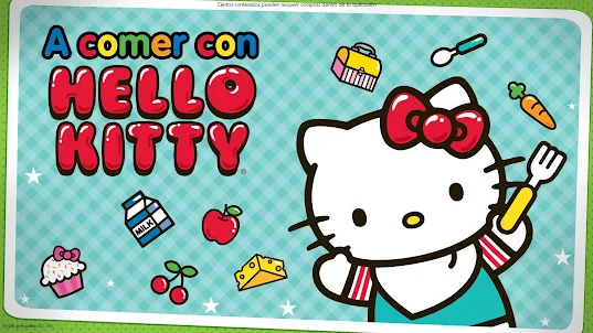 A almorzar con Hello Kitty